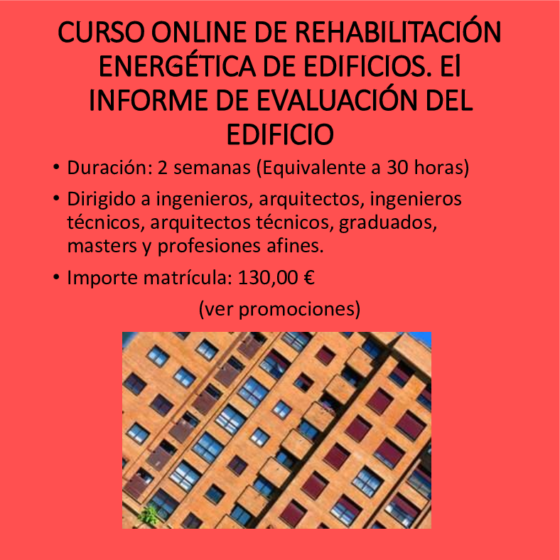 Curso online de rehabilitación energética de edificios